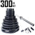 Body Solid 300 lb Rubber Grip Olympic Weight Set with Bar and Collars