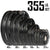 Body Solid 355 lb Rubber Olympic Grip Plate Set