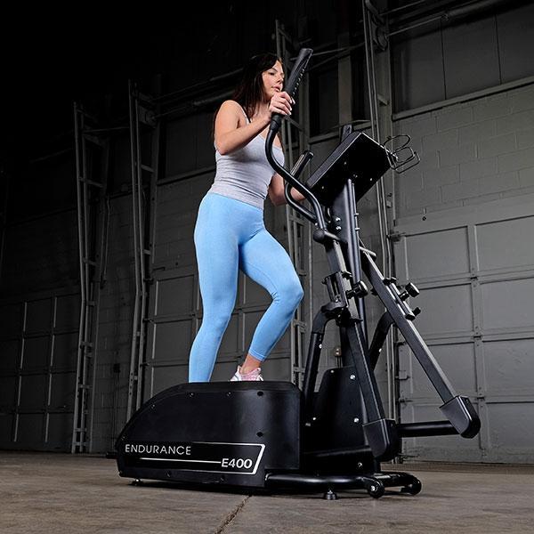 Endurance by Body Solid E400 Center Drive Elliptical Trainer – The