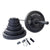 Body Solid 400 lb Cast Iron Olympic Weight Set with Bar and Collars