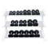 Body Solid 5 to 50 lb Rubber Round Dumbbell Set