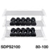 Body Solid 80 to 100 lb Rubber Round Dumbbell Set