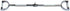 Chrome, Solid 34 inch Pro Style Lat Bar