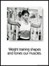 Weight Training Motivational Poster