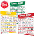 Body Weight Exercise Poster Set