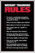 Algra Weight Training Rules Poster